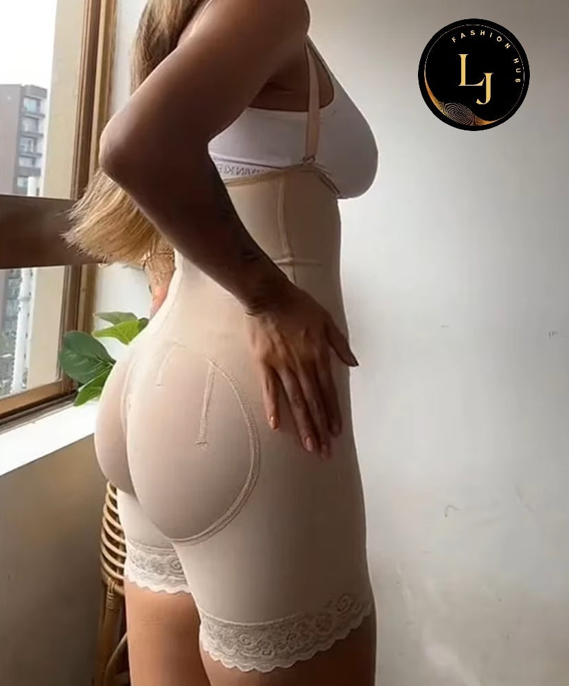 Fajas Colombianas Side Zipper Compression Underwear Waist Trainer Butt-lifting Body Shaper Slimming Tummy Control Shapewear