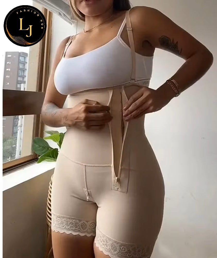 Fajas Colombianas Side Zipper Compression Underwear Waist Trainer Butt-lifting Body Shaper Slimming Tummy Control Shapewear