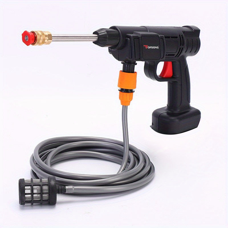 Cordless High Pressure Washer Portable With Nozzle Rechargeable 2 Battery, Handheld Car Washer Gun For Car Cleaning&Garden Watering, Portable Storage Box Included