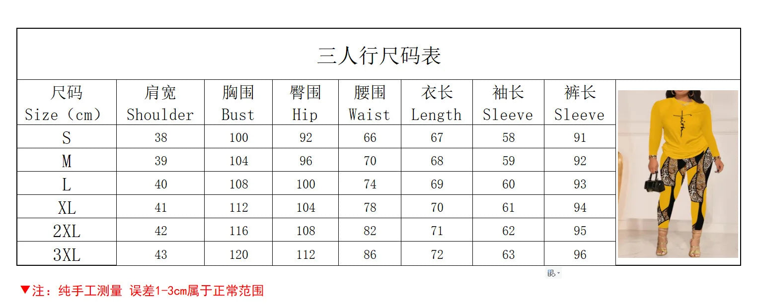 2 Piece Sets Womens Outfits Women's Pants Set 2024 Autumn/Winter New Long Sleeve Tshirt+Pant Two-Piece Matching Sets For Women