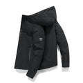In 2025, New Spring and Autumn brand men's windproof zipper jacket, casual high-quality hooded baseball European outdoor sports