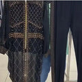 Elegant Commuting Spring Suit Three-Piece Set With Cardigan Trousers And Vest Pearlescent Single-Piece Ladies Wardrobe