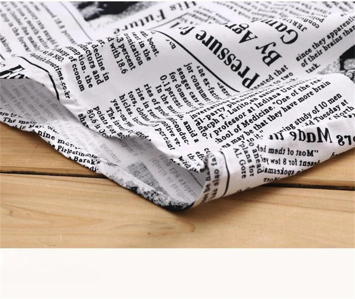 Cool Newspaper Shirts Men Fashion Hip Hop Loose Shirt Streetwear Long Sleeve Casual Summer Shirts Funny Ulzzang High Street Tops