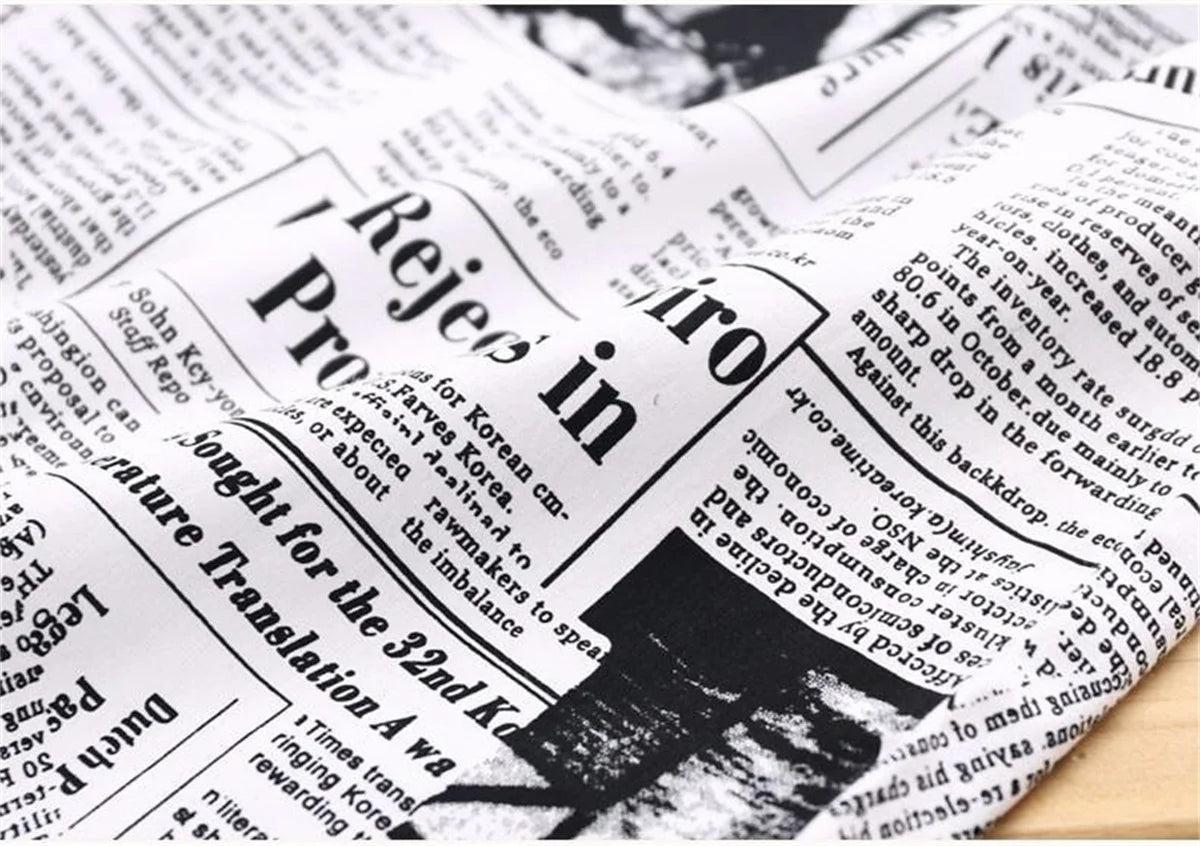 Cool Newspaper Shirts Men Fashion Hip Hop Loose Shirt Streetwear Long Sleeve Casual Summer Shirts Funny Ulzzang High Street Tops