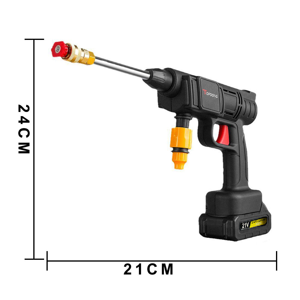Cordless High Pressure Washer Portable With Nozzle Rechargeable 2 Battery, Handheld Car Washer Gun For Car Cleaning&Garden Watering, Portable Storage Box Included