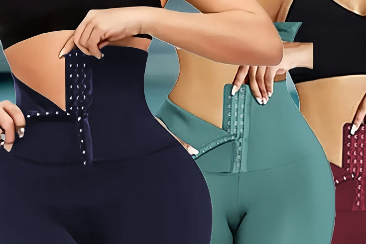 3pcs Women'S High-Waisted Leggings with Button Detail - Black, Gray, Green - Stylish Cropped Pants for, Cycling & Casual Wear, Comfortable & Durable, Leggings | Button Detail Pants | Smooth Texture Fabric